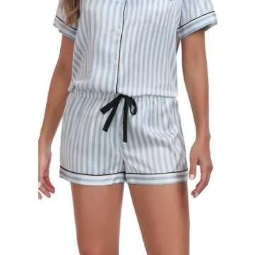Serenedelicacy Women's Satin Pajama Set for Luxurious Comfort