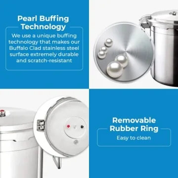 Buffalo 32 Quart Pressure Cooker Stainless Steel Canning Pot