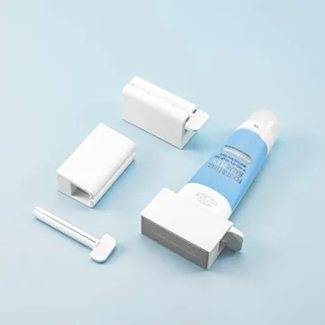 CORNERIA Toothpaste Tube Squeezer with Non-Slip Silicone Pad