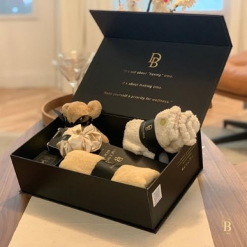 DINBER Wellness Box - 12pc Self Care Spa Gift Basket for Women