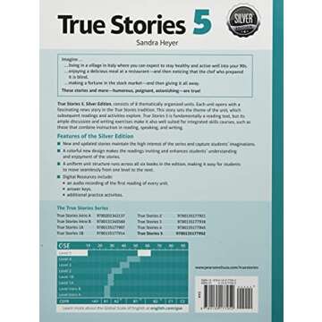 Beyond True Stories Level 5 Student Book with Essential Online Resources, Silver Edition