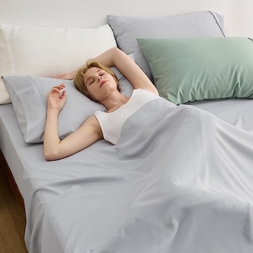 Bedsure Queen Size Cooling Bamboo Bed Sheets Offer Comfort
