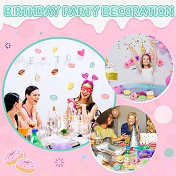 30 Pcs Donut Stress Balls Donut Party Favors Funny Squeeze Balls Stress Relief Sensory Doughnut Toys for Party Decoration Supplies, 6 Colors