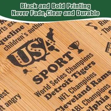 Unique Bamboo Cutting Board Gift for Daughters and More