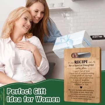 Unique Bamboo Cutting Board Gift for Daughters and More