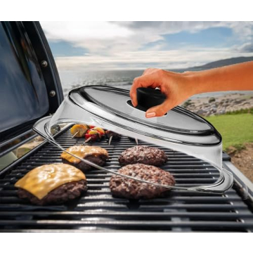 Premium Glass Microwave Splatter Cover - Safe & Durable