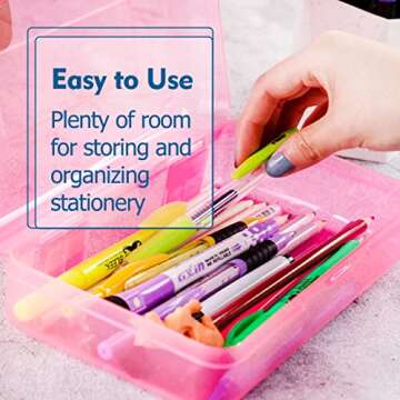 Mr. Pen Pencil Box Set - Colorful & Durable Storage