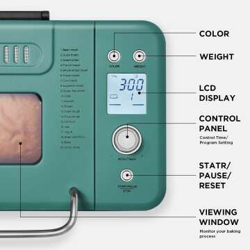 Neretva Bread Maker Machine 20-in-1 with Recipes