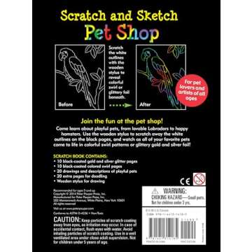 Scratch and Sketch Pet Shop - An Engaging Art Adventure for Creative Kids