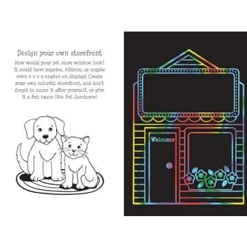 Scratch and Sketch Pet Shop | Fun Art Book for Kids