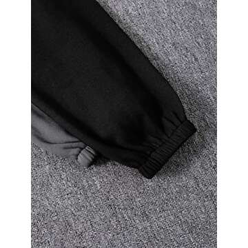 MakeMeChic Women's 4pack Thermal Lined Jogger Sweatpants Workout Running Lounge Pants