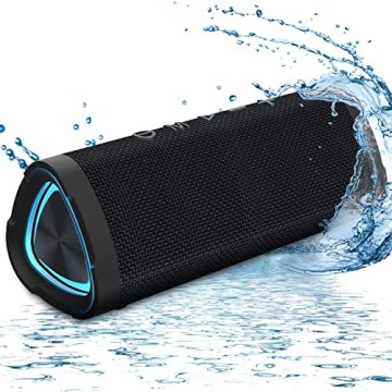 Vanzon V40 Portable Wireless Speaker V5.0 with 24W Loud Stereo Sound, 24H Playtime, TWS & IPX7 Water...