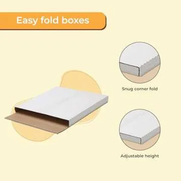 100 Strong LP Record Mailing Boxes | The Boxery 12.5" x 12.5"