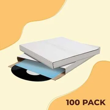 100 Strong LP Record Mailing Boxes | The Boxery 12.5" x 12.5"