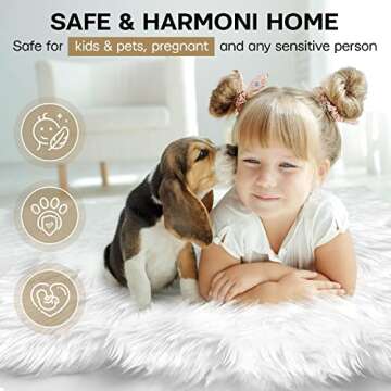 Luxurious Faux Sheepskin Rug - Soft, Safe & Stylish