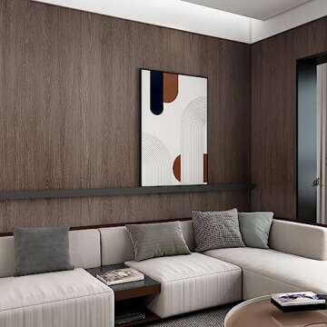 Dark Brown Wood Grain Peel and Stick Contact Paper