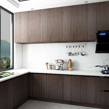 Dark Brown Wood Grain Peel and Stick Contact Paper