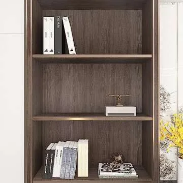 Dark Brown Wood Grain Peel and Stick Contact Paper