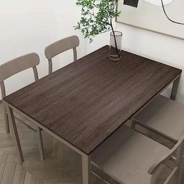 Dark Brown Wood Grain Peel and Stick Contact Paper