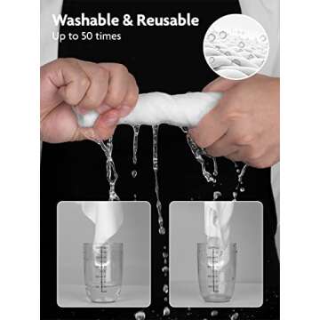 Fantasticlean Microfiber Cleaning Cloth Roll -75 Pack, Tear Away Microfiber Towels, 12" x 12", Reusable, Washable, Scratch Free, Ultra Absorbent Dish Rags for Car, Home, Garage or Shop (Olive Green)