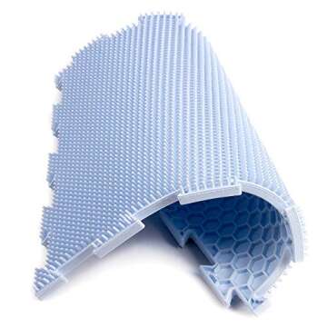 Sensory Mat Module Set of Massage Game Mats for Kids Orthopedic Massage Puzzle Floor Mats Sensory Toys for Autistic Children (Light-Colored)