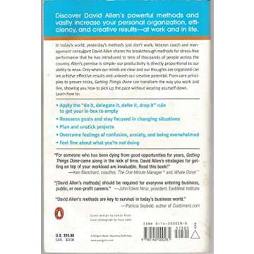 Getting Things Done: The Art of Stress-Free Productivity by David Allen