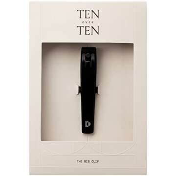 Tenoverten Big Clip Toenail Clipper for Natural Nail Care