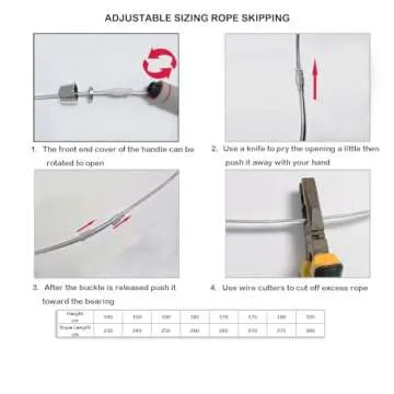 Adjustable Jump Ropes for Fitness and Endurance Training