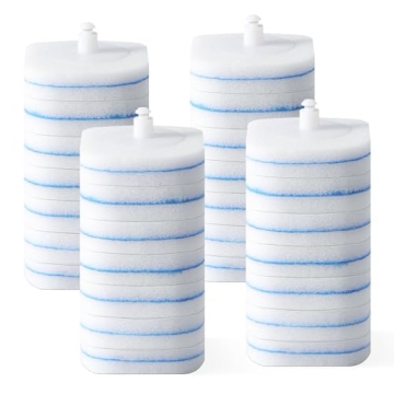 oshang 28 Count Toilet Brush Refills, Toilet Refill Pads, Disposable Toilet Brush Heads for Toilet a...