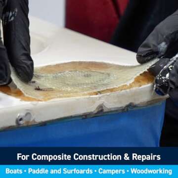 TotalBoat 5:1 Marine Epoxy Resin Kit for Bonding, Filleting, Coating, and Laminating - Use for Fiberglass, Wood, Carbon Fiber, Boat Building, Repairs, Woodworking (Quart, Slow Hardener, Pumps)