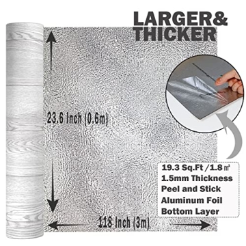 Oxdigi Vinyl Flooring Roll - Easy DIY for Any Room