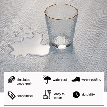 Oxdigi Vinyl Flooring Roll - Easy DIY for Any Room