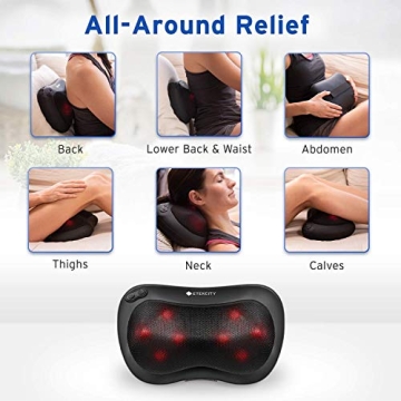 Etekcity Back Neck Massager for Relaxation with Heat