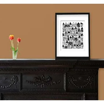 Stylish Black and White Minimalist Wall Art Print - 8x10