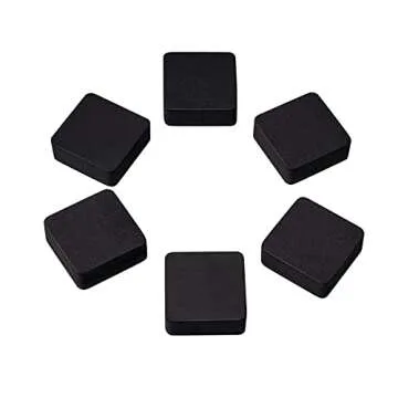 Dry Erase Erasers, Eeoyu 40 Pack Magnetic Whiteboard Dry Erasers Chalkboard Cleaner Wiper for Kids and Classroom Teacher Supplies Home and Office, Black