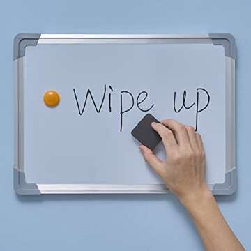 Dry Erase Erasers, Eeoyu 40 Pack Magnetic Whiteboard Dry Erasers Chalkboard Cleaner Wiper for Kids and Classroom Teacher Supplies Home and Office, Black