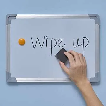 Dry Erase Erasers, Eeoyu 40 Pack Magnetic Whiteboard Dry Erasers Chalkboard Cleaner Wiper for Kids and Classroom Teacher Supplies Home and Office, Black