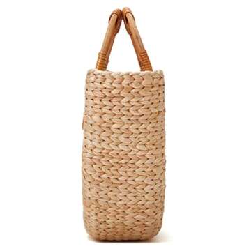 Tote Bag for Women Large Straw Beach Bag Summer Woven Tote Bags Straw Hobo Handbag Purse Fashion Moon Bag Bucket Bag 2023