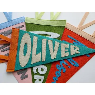Rosanbella Personalized Name Pennant for Nursery Decor
