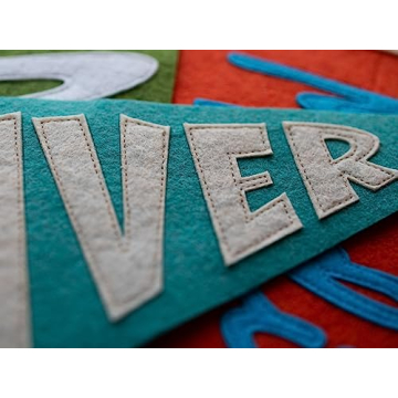 Rosanbella Personalized Name Pennant for Nursery Decor