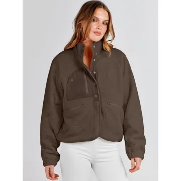 ANRABESS Women's Fuzzy Fleece Jacket Chic & Warm