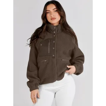 ANRABESS Women's Fuzzy Fleece Jacket Chic & Warm