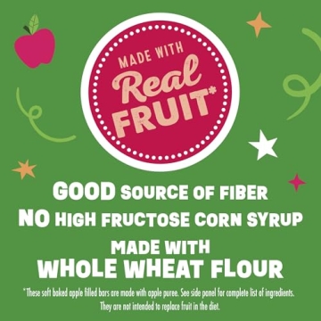Mott's Soft Baked Apple Filled Bars - Real Fruit Snacks 5 Ct