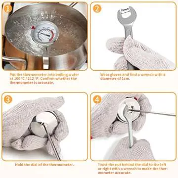 12" Cooking Thermometer for Accurate Kitchen Measurements