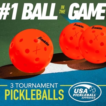 Franklin Sports X-40 Pickleball Balls - Durable & Approved