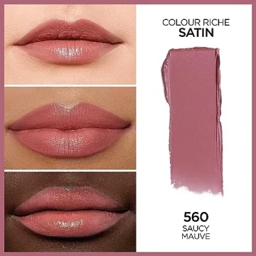 L’Oréal Colour Riche Satin Lipstick Saucy Mauve