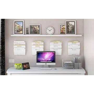 Wallniture Lisbon Wall File Holder Organizer for Office