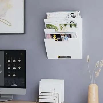 Wallniture Lisbon Wall File Holder Organizer for Office