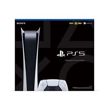 PlayStation 5 Digital Edition (Renewed) - 1TB SSD, All-Digital Gaming