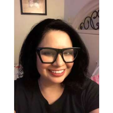 FEISEDY Square Cat Eye Reading Glasses Blue Light Blocking Women Fashion Cateye Reader Anti Glare Di...